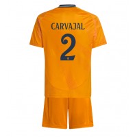 Maglia Calcio Real Madrid Daniel Carvajal #2 Seconda Divisa Bambino 2024-25 Manica Corta (+ pantaloncini)